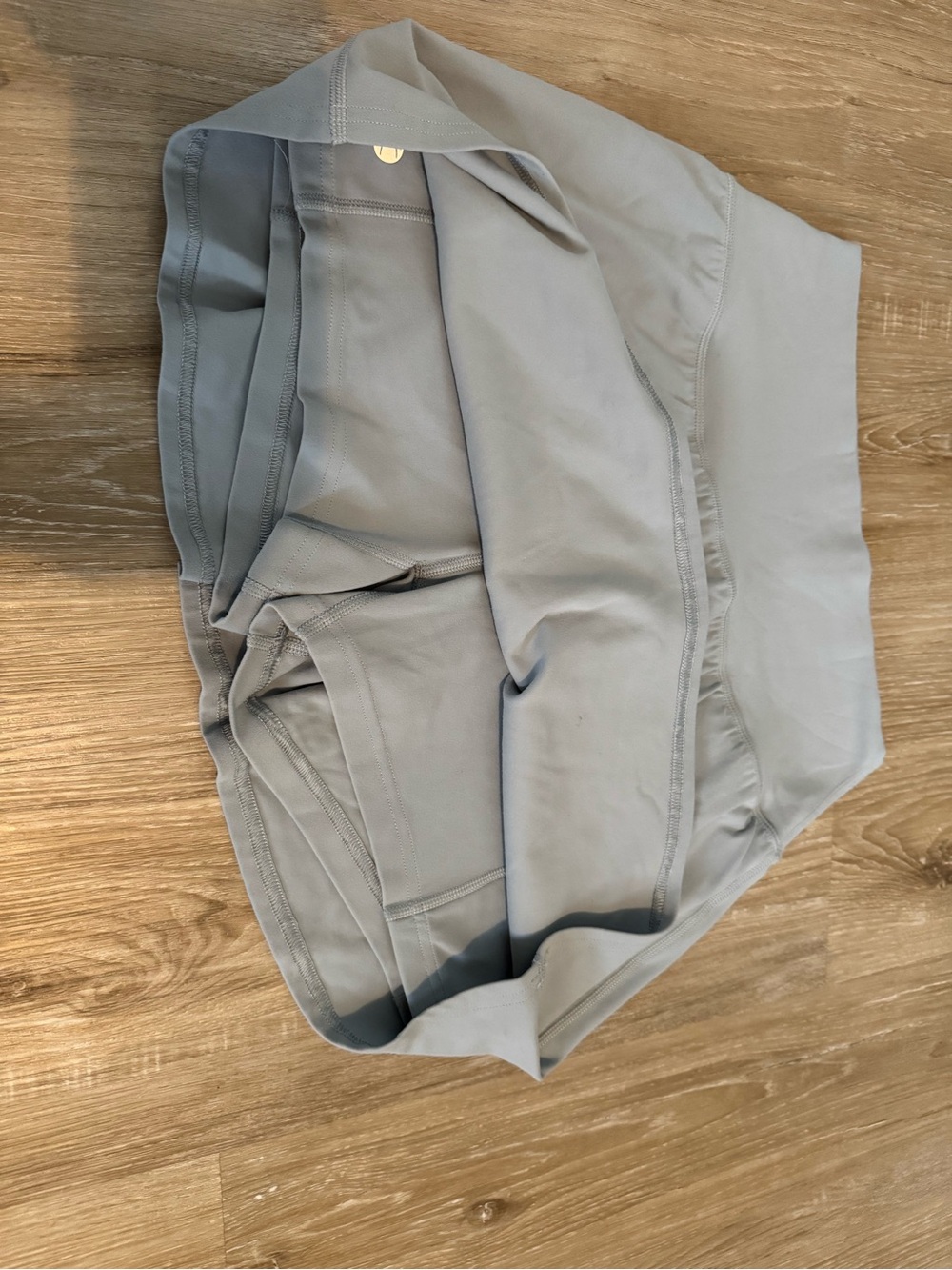 Amazon Women's Light Gray Mini Skirt - Picture 2 of 3